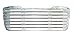 PetaParts PBP 33-103 Freightliner M2 106 112 Business Class Chrome Grille 2003-2013
