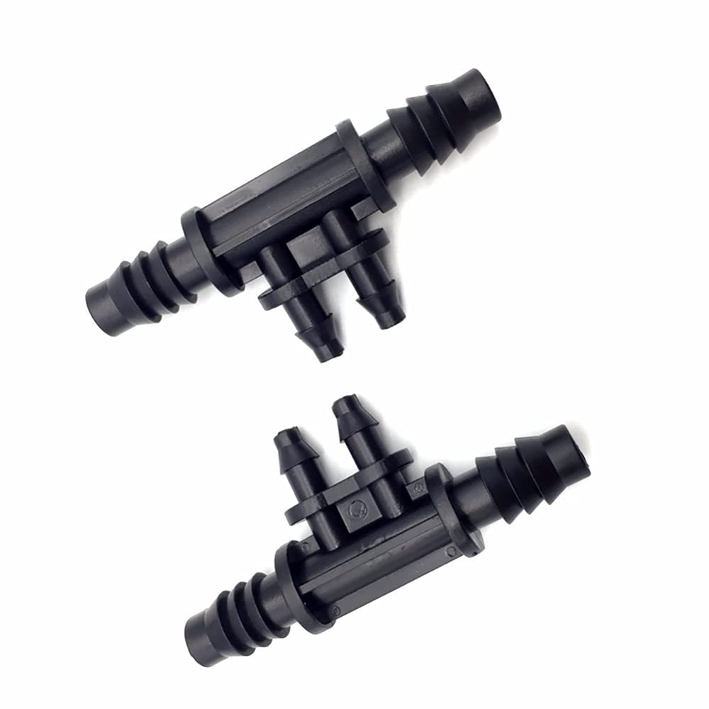 Schlauchverbinder-Adapter, 300 Stück, Vierfach Verwendbar, 8/11 Mm Bis 4/7 Mm, Schlauchverbinder-T-Stücke, Hochwertige Gartenwasserverbinder, Gartenbewässerungswerkzeuge