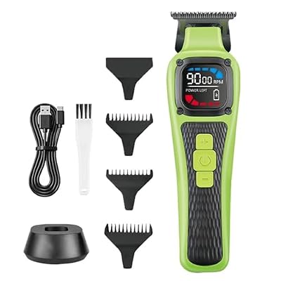 DAXXIN Hair Clippers, Hair Trimmer Professional Clipper Electric Trimmer Rechargeable Barber 0mm Zero Gapped Carving Cutting Machine