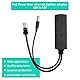 GeeekPi 2Pack Active PoE Power Over Ethernet Splitter Adapter 48 V bis 12 V, IEEE 802.3af kompatibler 10/100-Mbit/s PoE Splitter mit 12 V Ausgang für IP Kamera, drahtlosen Zugangspunkt VoIP Telefon