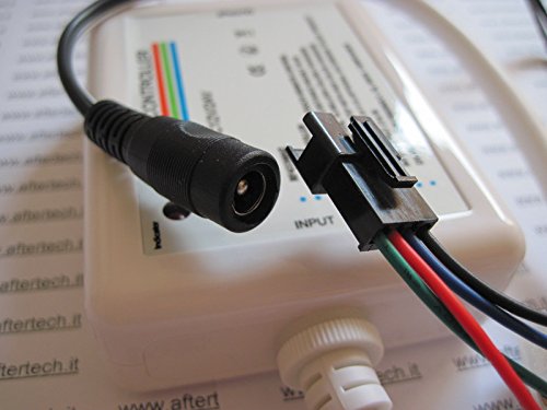 Aftertech® CENTRALINA CONTROLLER LED STRIP RGB + TELECOMANDO TOUCH B6B3