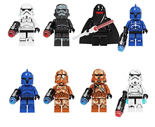 HQSGDMN Minifiguren Adventskalender Sammlung Figur 8-teiliges Set Serie Custom Collectible Minifigur,kompatibel mit Lego…