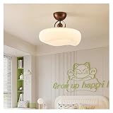 Ya en manzanajugosa.com: Genérico Araña moderna, Lámpara colgante retro francesa for dormitorio, estilo chino, color crema, ideal for habitaciones con pasillo, estudio o como lámpara de araña(Apple-D45x37cm,3 colors)