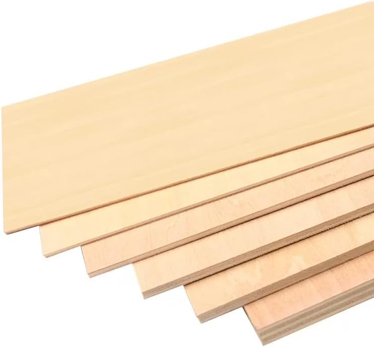 1PCS 300x100mm Wooden Plate Model Wood Sheets DIY House Aircraft 0.75~8mm Thickness (10,300 x 100 x 3mm)