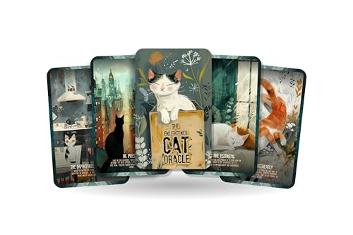 Ibiza Tarot The Enlightened Cat Oracle - Purrceptive Insights for The Curious Human