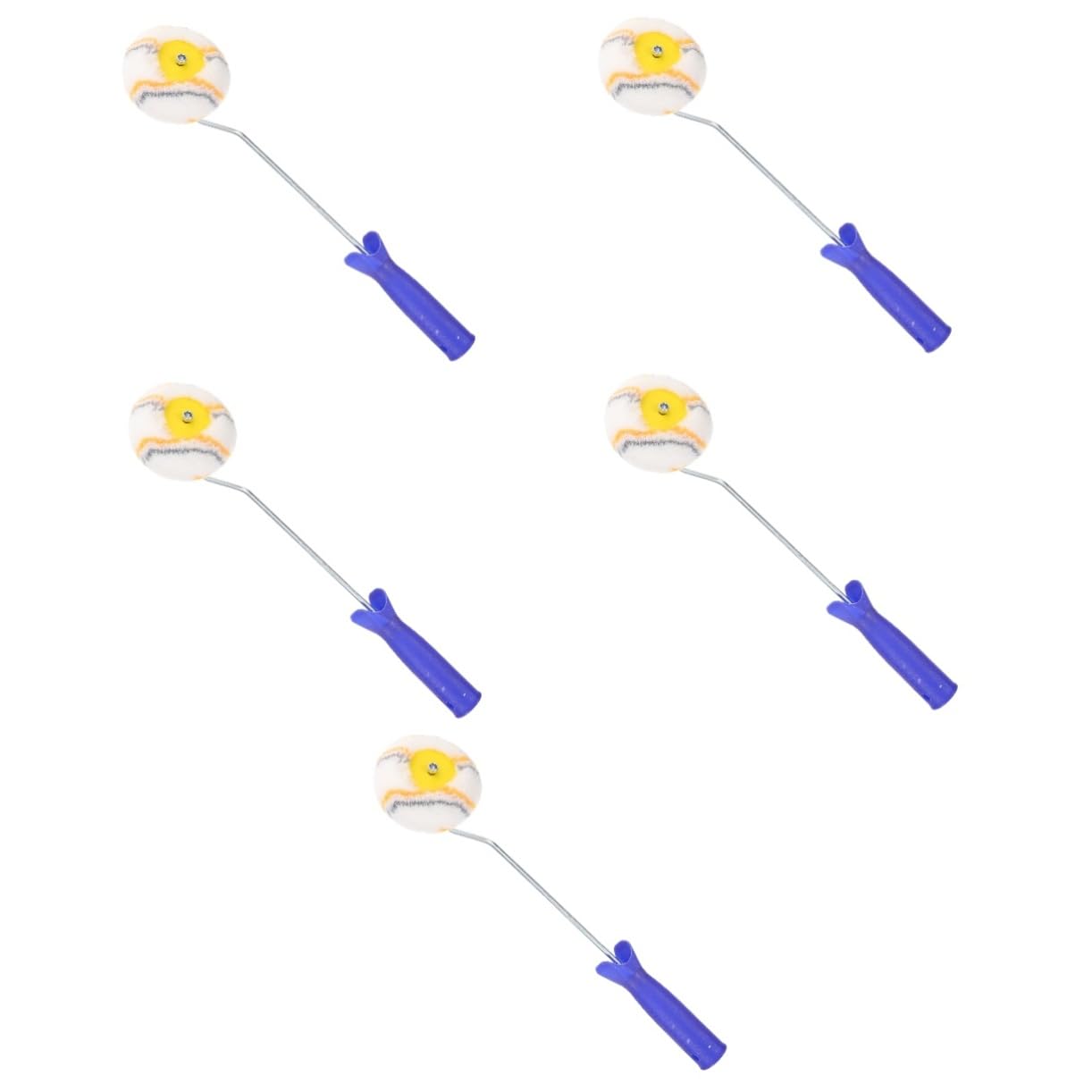 HOMSFOU 5stücke Multi-use Farbroller Für Präzise Wandmalerei Teiliges Mit Bequemen Griff Für Ölfarben Kein Fusseln Langlebig Und Effizient