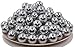 50 x 68 Caliber Self Defense Balls, Hard .68 Cal Aluminum Paintballs Fit for Byrna SD LE/TCR Salt Supply S2/Pistelle X-68, 7.3 Grams Solid Alu Balls for Home Defense and Plinking