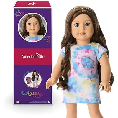 American Girl Truly Me 18-inch Doll #126 with Blue Eyes, Wavy Brown Hair, Light Skin w/Warm Olive Undertones, for Ages 6+
