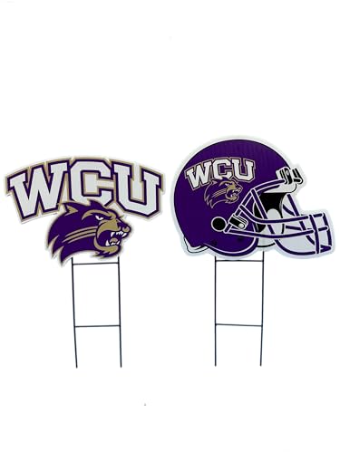 Proformance Home NCAA Western Carolina Catamounts 2 Pack Yard Signs
