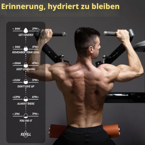 Niggeey Sport Trinkflasche 2L Trinkflasche Kinder Auslaufsicher – Ansicht 6