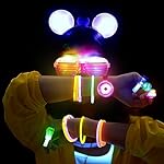 Mocoosy 103PCS Glow in the Dark Party Supplies, Light Up Party Favors for Kids, Halloween Carnival Neon Toys Bulk Party Pack With Glow Sticks, Glasses, LED Bracelets, Finger Lights, Ring, Headbands - Image 4