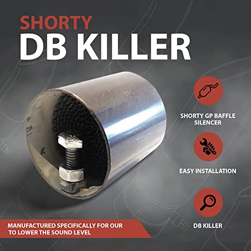 Radiant Cycles Shorty Gp Exhaust Motorcycle Slipon Short Muffler Pipe 2014-2018 Honda Ctx700 Ctx 700 Ctx700D Black #TOP3