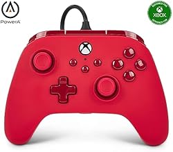 PowerA Advantage Wired Gaming Controller for Xbox Series X/S, Xbox One, PC, Windows 10/11, Red (Officially Lic