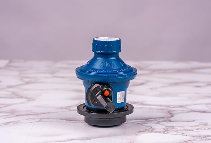 Image of INUS Kitchen Commercial Gas Saving Regulator, Fuel Efficient Adjustable Flamer Child Safety Commercial Saving Regulator with Child Safety Lock 2-Year Warranty