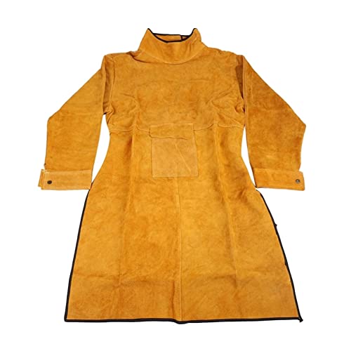 Ropa protectora de soldadura en cuero dividido resistente al fuego de 120 cm