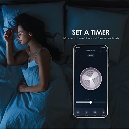 Image of Polycab Hohm Stolz Wi-Fi Smart Fan 1200mm Intelligent Ceiling Fan Compatible with Alexa, Google Assistant, IR Remote & Hohm Mobile App for Living Room Bedroom & Dining Room (48 inch, Grey)(Free Installation)