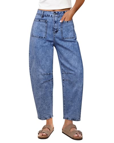 GRAPENT Comfy Jeans for Women Womens Western Jeans Denim Pants