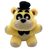 Milenzom Golden Freddy Plush 8 Inch,5 Night Freddy Plushies,for Boy Girl Christmas Halloween Birthday Gift