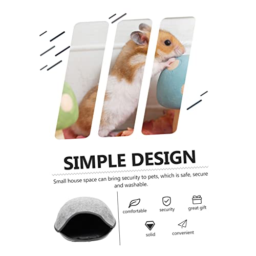 POPETPOP 2 Pçs Cão Cinza Claro Pequeno Lavável Coelho Gatos Canil Shell Tenda Máquina Quente Gatinho
