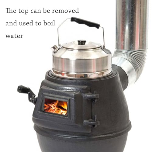 Poêle à bois portable et cuisinière extérieure en fonte pour bivouac