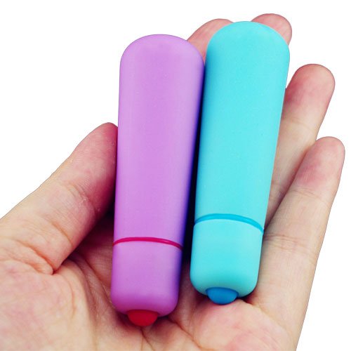 Sexy SlaveTM Baseball Buzz Silky Smooth 70mm Love Bullet Vibe-Strong Vibration Waterproof Bullet Vibrator Mini Personal Massager,Purple or Blue Random Color