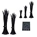 600pcs black Standard Self-Locking Nylon Cable Zip Ties Assorted Sizes 4/6/8/10/12 Inch with cable mount