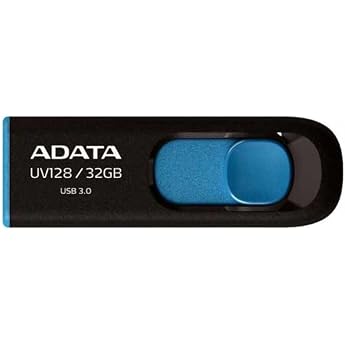 ADATA DashDrive UV128 128GB 128GB USB 3.0 Black,Blue USB flash drive