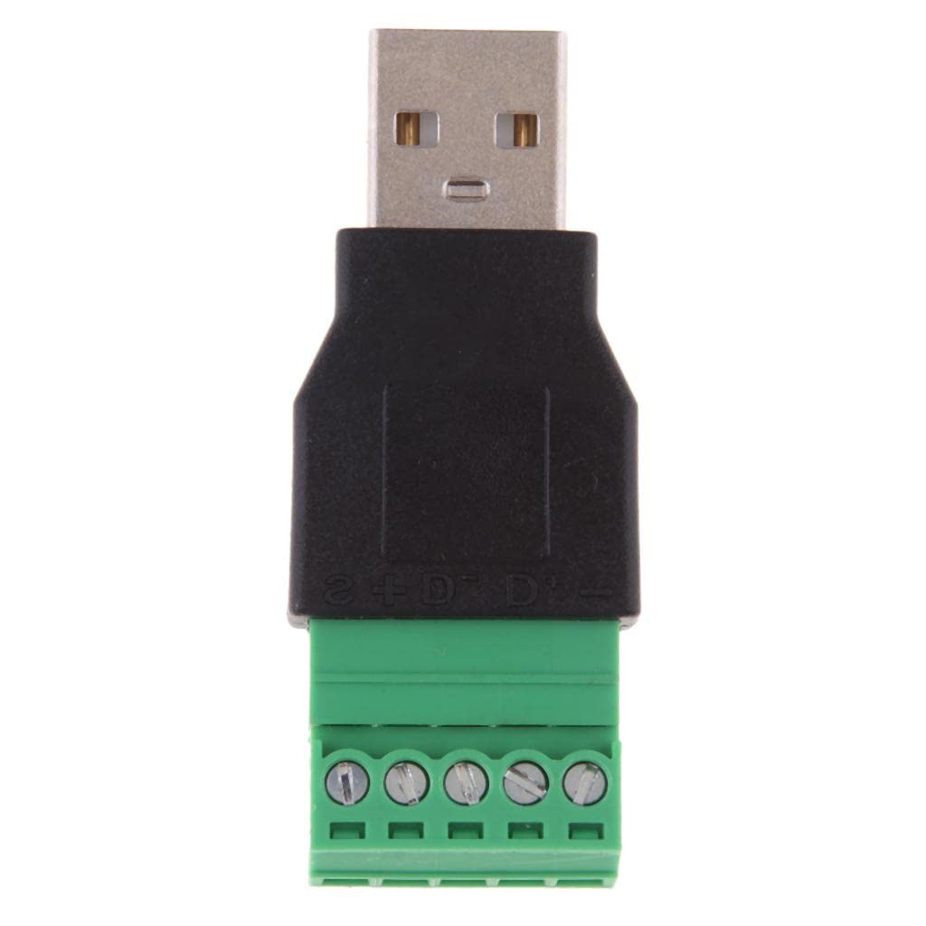 USB 2.0 A Male Plug to 5 Pin/Way Female Bolt Screw Shield Terminals Pluggable Type Adapter Consumer Electronics|Home Surveillance|Cables Adapters & Connectors-image-17
