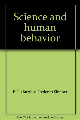 Science and human behavior B001KJFG7M Book Cover