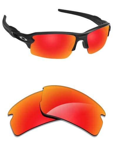 Image of Alphax Polarized Replacement Lenses for Oakley Flak 2.0 OO9295 59mm Sunglasses | Glare Reduction | Precision Cutting