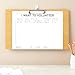 Extra Large Wooden Clipboard 11x17.3 - Wood Horizontal Lap Board with Clip for Drawing Sketch, 3mm Thick - Writing Board - Legal Size Clipboard