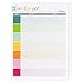Erin Condren Designer Accessories Snap - in Wet Erase Dashboard for Travel Organization and Planning. Laminated Reusable Whiteboard for Dry and Wet Erase Markers