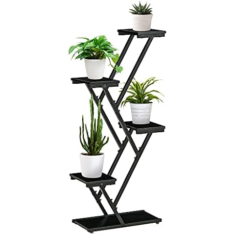 Outsunny Soporte para Plantas de 4 Niveles Cover