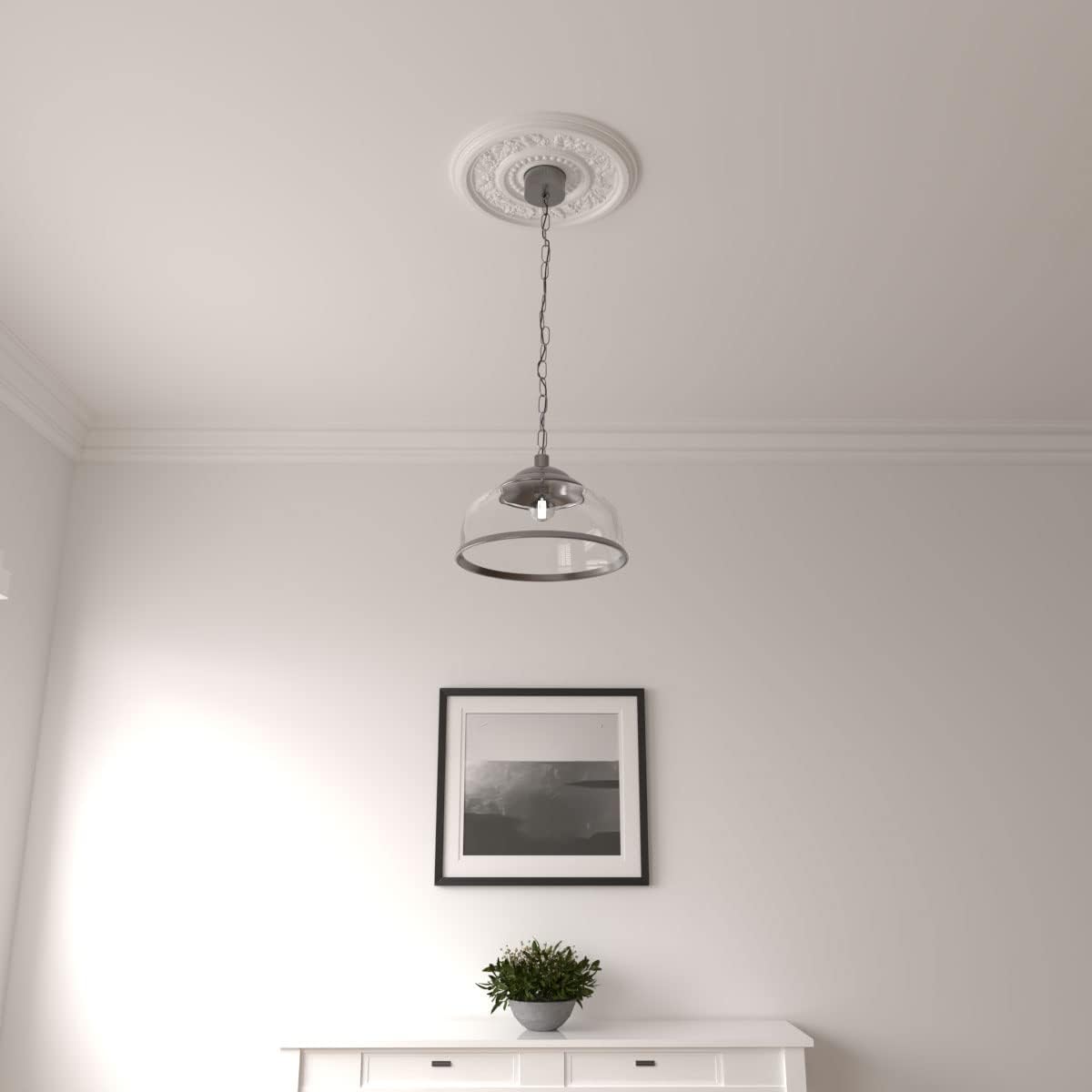 16 1/8"OD x 5/8"P Marseille Ceiling Medallion (Fits Canopies up to 4 1/4")