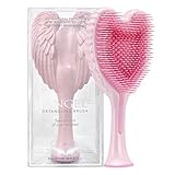 Tangle Angel Detangling Hair Brush - Anti Static Angel Wing Hair Brush with Soft & Flexible Bristle for Straight & Wavy Hair, Women Detangler Brushes for Dry & Wet Hair, Gloss Pink