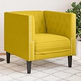 Accentuazione elegante per la tua casa: aggiungi un tocco speciale al tuo salotto con questa elegante poltrona Chesterfield gialla. La classica cucitura a bottone e il design accattivante lo rendono un punto forte che unisce comfort e stile e valorizza il tuo arredamento.