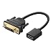 UGREEN HDMI DVI Adapter Cable Bi-Directional, HDMI Female to DVI-D 24+1 Male Video Cable 1080P DVI to HDMI Converter for Raspberry Pi, TV Box, TV Stick, Graphics Card, Wii U, Laptop and More