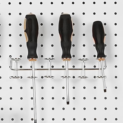 Ldxdru 8Pcs Pegboard Screwdriver Holders, Stainless Steel Pegboard Pliers Holders thumb #5