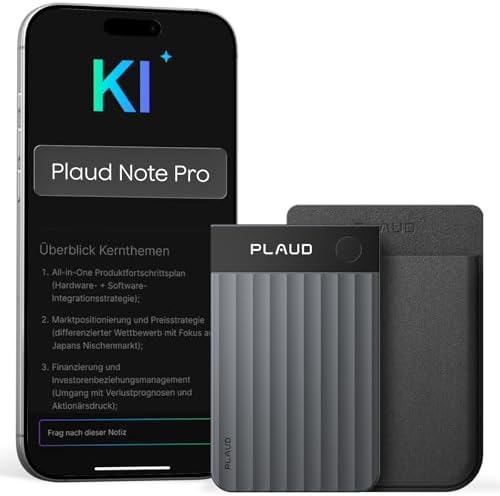 Plaud Note Pro KI Digitales Diktiergerät Aufnahmegerät mit KI Sch...