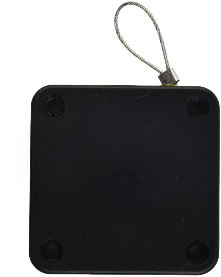 Punch-Free Automatic Sensor Door Closer, Residential Sliding Screen Door Closer, Commercial Multifunctional Door Closer, Auto Door Closer with Steel Drawstring for Bedroom_Black