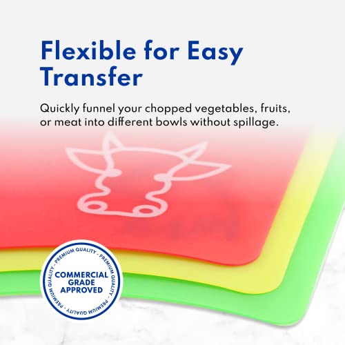 New Star Foodservice 28690 Flexible Cutting Board, 9.5-Inch By 14-Inch, Assorted Colors, Set Of 3 #TOP4