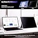 Peslv Privacy Screen for 13 Inch Surface Pro 11/10/9/8/X, MagicSuction™ Removable Anti Spy Black Protector, Glare Blue Light Filter for Microsoft Laptop Computer Monitor