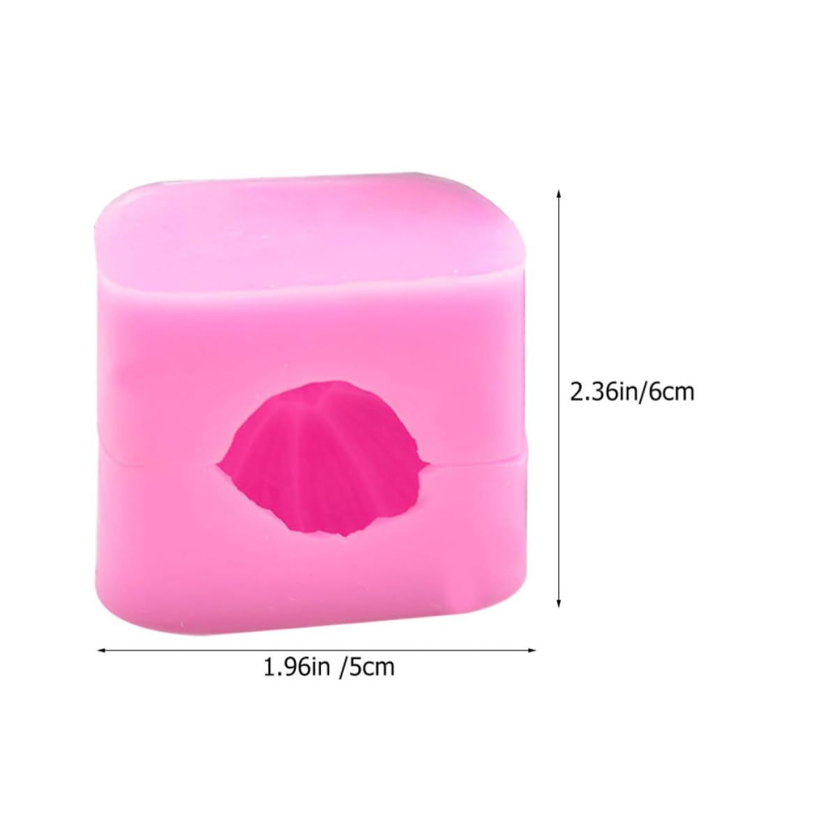 24 Piezas Molde de Silicona para Calabaza de Halloween, Rosa