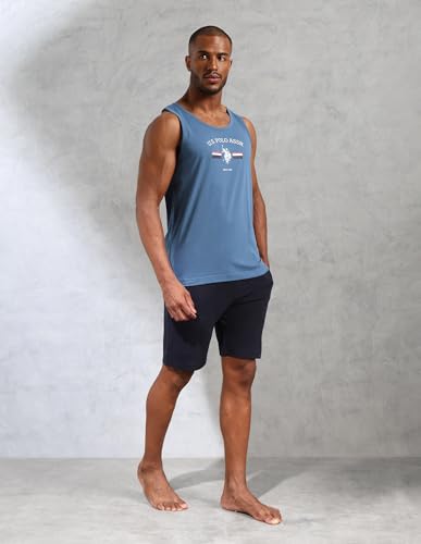Image of U.S. Polo ASSN. Mens OEV02 Brand Print Comfort Fit Vest - Pack of 1