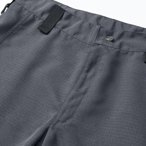 Black Slacks Men Fashion Button Down High Wasit Loose Fit Sweatpants with Pockets Straight Leg Work Hiking Trousers2