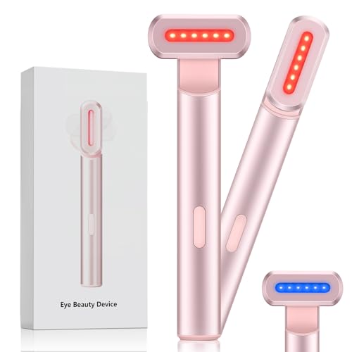 4-in-1 Light-Therapy-Wand,Red Light Therapy for Face and Neck - Microcurrent