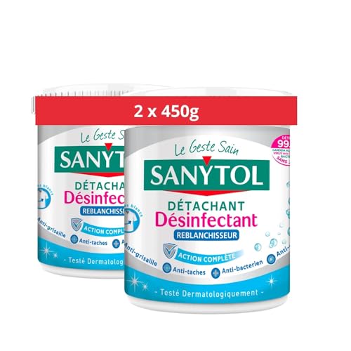 Sanytol polvo Détachante desinfectante blanchissante 450 G – Lote de 2