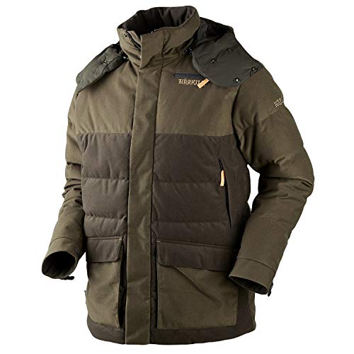 Harkila Expedition Down Jacket Hunting Green/Shadow Brown C48 Green Harkila Expedition Down Jacket Hunting Green/Shadow Brown C48 Green