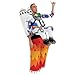 Spooktacular Creations Inflatable Halloween Costume Jet Pack Astronaut Inflatable Blow Up Costume with Rockets - Adult Unisex One Size, White