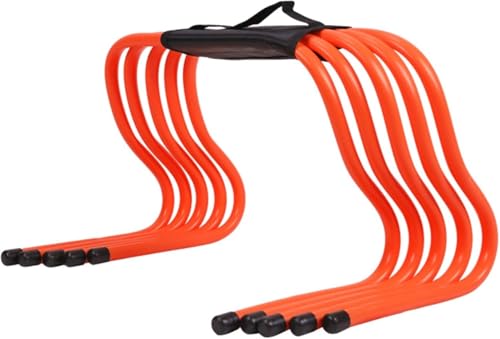 トレーニングハードル 10個セット ミニハードル スピード・敏捷性強化 軽量 持ち運び便利 (50cm)